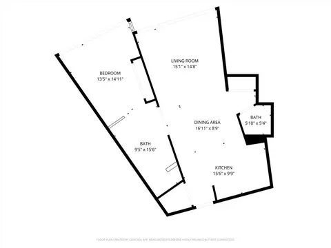 Floorplan - 700 E Ocean #3107, Long Beach, CA 90802 photo 1 of 2