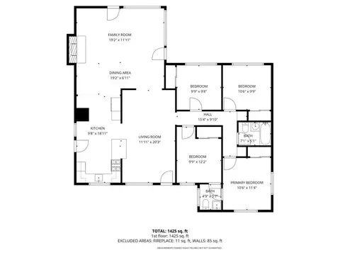 Floorplan - 1408 S Central Ave, Compton, CA 90220 photo 1 of 1