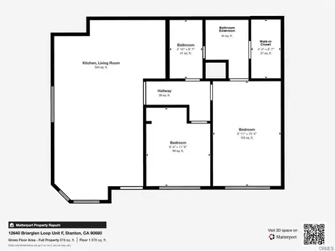 Floorplan - 12640 Briarglen Loop #F, Stanton, CA 90680 photo 1 of 1