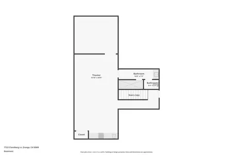 Floorplan - 7722 E Sandberg, Orange, CA 92869 photo 2 of 2