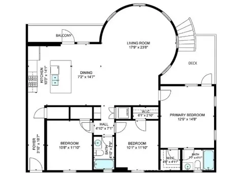Floorplan - 506 S Brea, Brea, CA 92821 photo 1 of 1