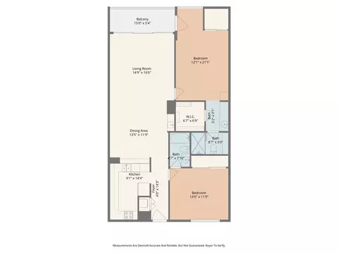 Floorplan - 1750 E Ocean Blvd #709, Long Beach, CA 90802 photo 1 of 2