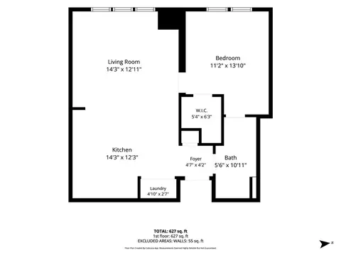 Floorplan - 388 E Ocean Blvd #107, Long Beach, CA 90802 photo 1 of 1