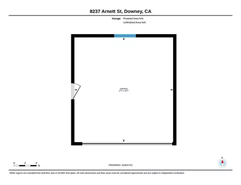 Floorplan - 8237 Arnett, Downey, CA 90241 photo 2 of 2