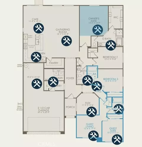 Floorplan - 786 Green Ct, Perris, CA 92571 photo 1 of 1