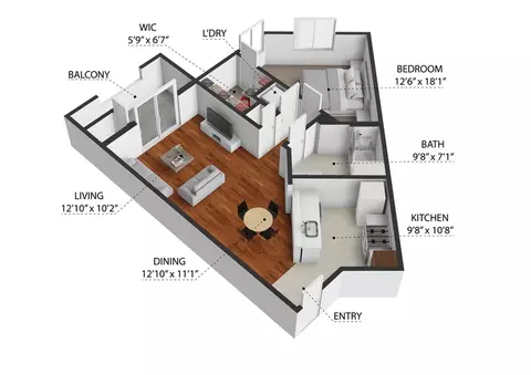 Floorplan - 2108 Scholarship, Irvine, CA 92612 photo 1 of 2