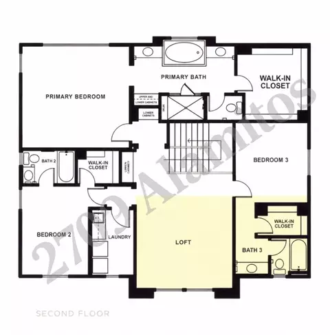 Floorplan - 2709 Alamitos Rd, Brea, CA 92821 photo 2 of 2