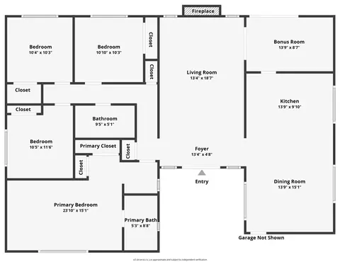 Floorplan - 225 N Malena Dr, Orange, CA 92869 photo 1 of 1