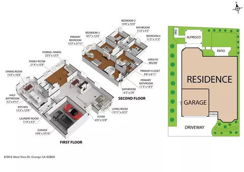 Floorplan - 6139 E West Vw, Orange, CA 92869 photo 2 of 2