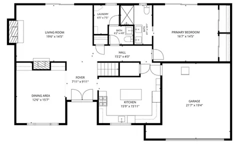 Floorplan - 718 Kenoak, Placentia, CA 92870 photo 2 of 2
