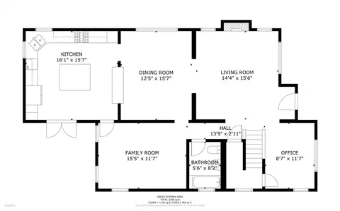 Floorplan - 1508 Sinaloa, Pasadena, CA 91104 photo 1 of 4