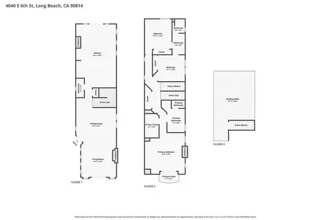 Floorplan - 4040 E 6th, Long Beach, CA 90814 photo 1 of 4