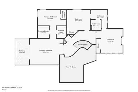 Floorplan - 982 Spyglass, Placentia, CA 92870 photo 1 of 3