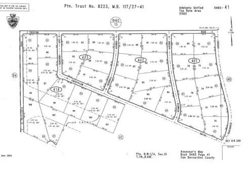 8223 0460411080000 Apn, Adelanto, CA 51001