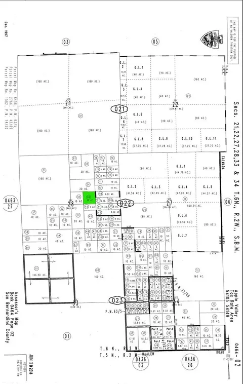 0 SE 14 Sw 14 Ne 14 Sec 28 Tp 6n R 2w, Apple Valley, CA 92307
