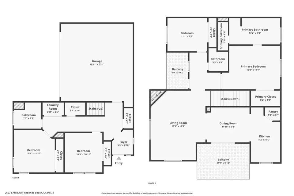 Floorplan - 2607 Grant Ave #A, Redondo Beach, CA 90278 photo 1 of 1