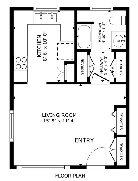 Floorplan - 820 Temple Ave, Long Beach, CA 90804 photo 3 of 3