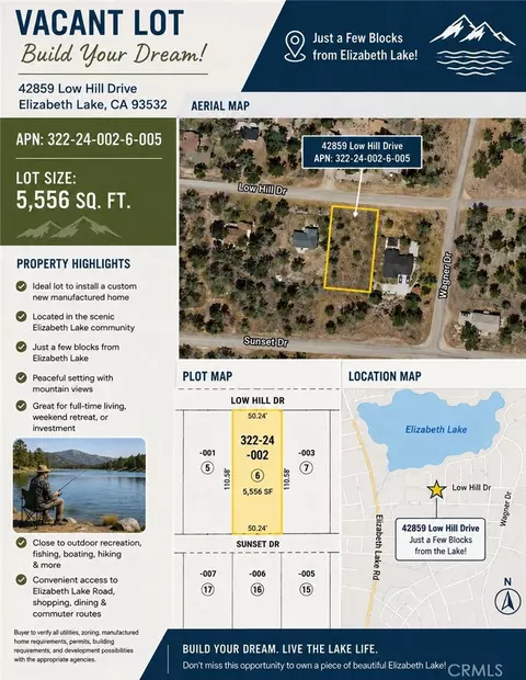 42859 Low Hill Dr, Lake Elizabeth, CA 93532
