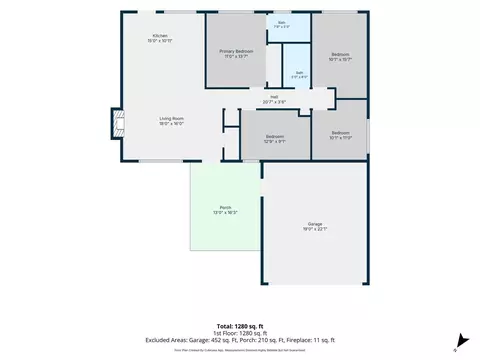 Floorplan - 1002 Aspen St, Corona, CA 92879 photo 1 of 1