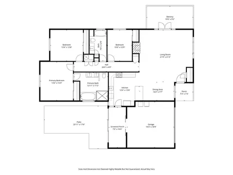 Floorplan - 460 Mount Carmel Dr, Glendale, CA 91206 photo 1 of 2