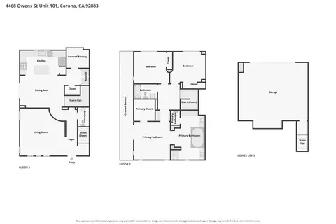 Floorplan - 4468 Owens St #101, Corona, CA 92883 photo 1 of 1