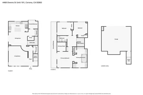 Floorplan - 4468 Owens St #101, Corona, CA 92883 photo 1 of 1