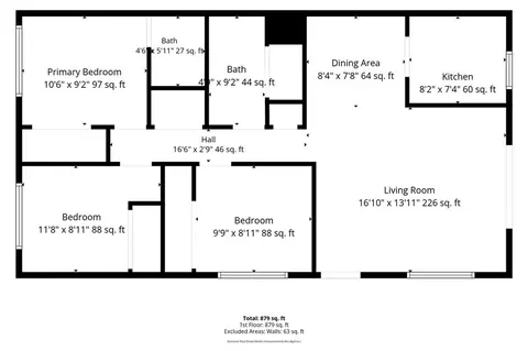 Floorplan - 1115 Downing Ave, Chico, CA 95926 photo 2 of 2