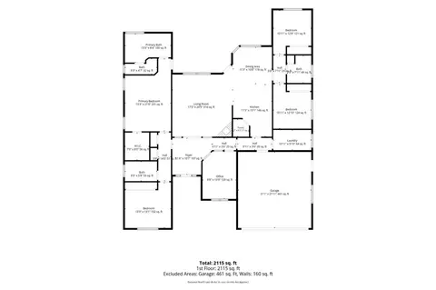 Floorplan - 473 Windham Way, Chico, CA 95973 photo 1 of 2