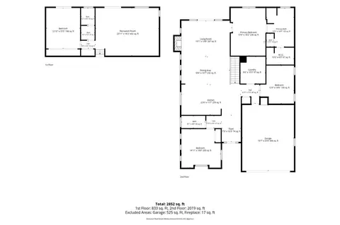 Floorplan - 3470 Brook Vly, Chico, CA 95928 photo 3 of 3