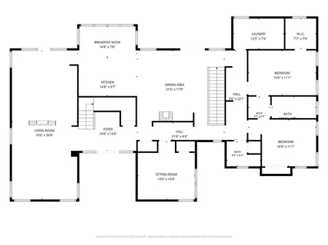 Floorplan - 14950 Eagle Ridge Dr, Forest Ranch, CA 95942 photo 1 of 3