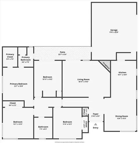 Floorplan - 25085 Highspring, Newhall, CA 91321 photo 1 of 1