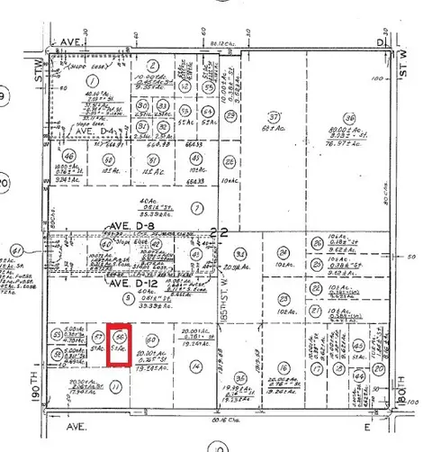 0 187th St W And Avenue D12, Fairmont, CA 93536