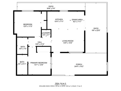 Floorplan - 8034 Fair Ave, Sun Valley, CA 91352 photo 5 of 5