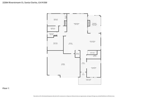 Floorplan - 22384 Riverstream Ct, Saugus, CA 91350 photo 3 of 3