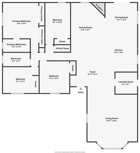 Floorplan - 2807 Clanfield, Acton, CA 93510 photo 1 of 1