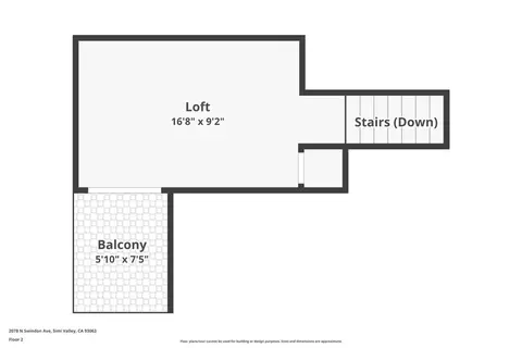Floorplan - 2078 N Swindon, Simi Valley, CA 93063 photo 2 of 3
