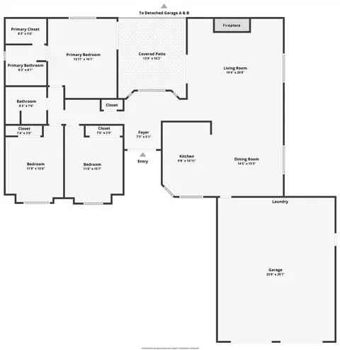 Floorplan - 10906 Dee Dee Ave, Bakersfield, CA 93312 photo 1 of 3