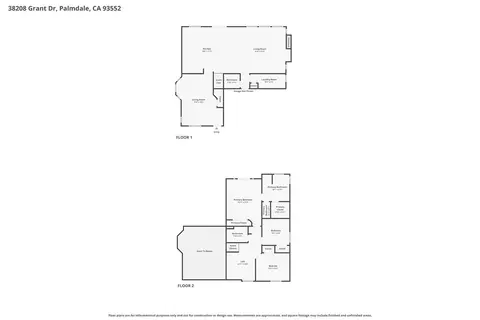 Floorplan - 38208 Grant Dr, Palmdale, CA 93552 photo 1 of 3