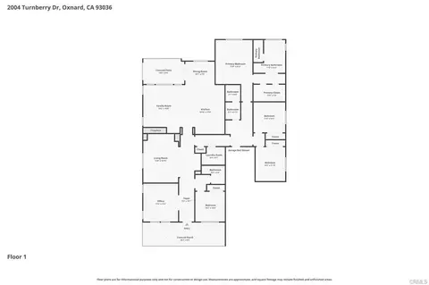 Floorplan - 2004 Turnberry Dr, Oxnard, CA 93036 photo 1 of 1