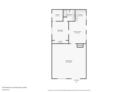 Floorplan - 49272 Hibiscus Dr, Morongo Valley, CA 92256 photo 2 of 2