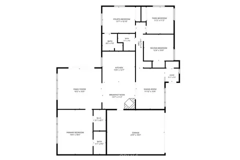 Floorplan - 537 W Whitcomb, Glendora, CA 91741 photo 1 of 1
