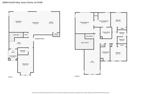 Floorplan - 28588 Foothill, Saugus, CA 91350 photo 1 of 1
