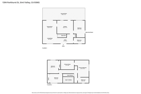 Floorplan - 1394 Parkhurst, Simi Valley, CA 93065 photo 3 of 3