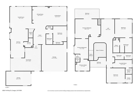 Floorplan - 28251 Infinity, Santa Clarita, CA 91390 photo 3 of 3