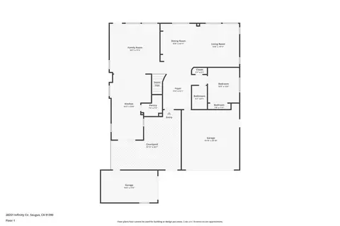 Floorplan - 28251 Infinity, Santa Clarita, CA 91390 photo 1 of 3