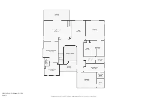 Floorplan - 28251 Infinity, Santa Clarita, CA 91390 photo 2 of 3