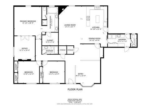 Floorplan - 14664 Pamlico Rd, Apple Valley, CA 92307 photo 1 of 2