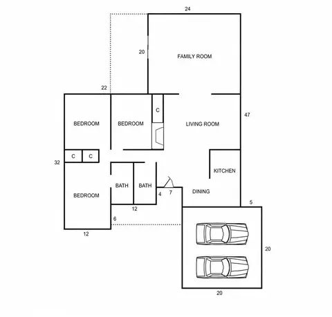 Floorplan - 18027 Hatton St, Reseda, CA 91335 photo 1 of 1