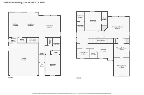 Floorplan - 22038 Windham Way, Saugus, CA 91350 photo 1 of 1