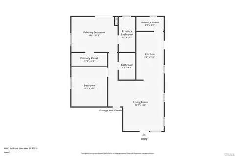 Floorplan - 13857 E Avenue G2, Lancaster, CA 93535 photo 1 of 1